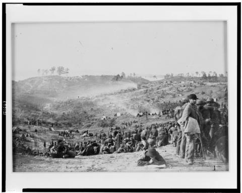 Confederate prisoners at Belle Plain Landing, Va