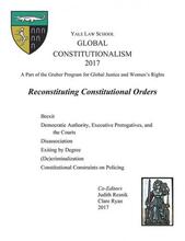 Cover of Global Constitutionalism 2017: Reconstituting Constitutional Orders book