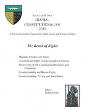 Cover of Global Constitutionalism 2015: The Reach of Rights book